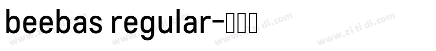 beebas regular字体转换